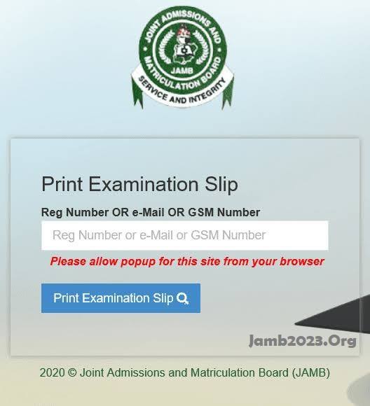 JAMB 2025/2026 Mock Examination Slip Reprinting Date and Guidelines